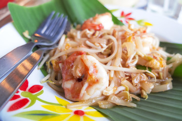Pad Thai fresh shrimp