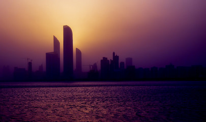 Fototapeta premium Abu Dhabi Skyline