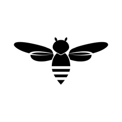 logo design of honey bee