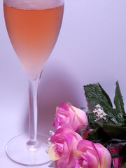 シャンパンと薔薇