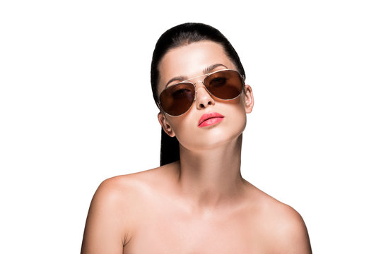 young woman in sunglasses