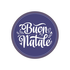 Buon Natale. Christmas template. 