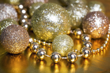 Christmas gold background