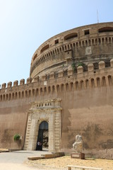 Fototapeta na wymiar Castel Sant'Angelo. Roma Italia