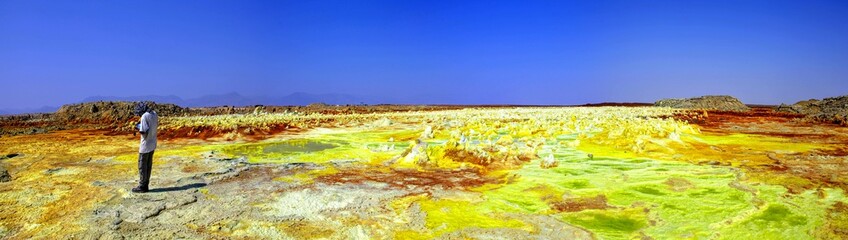 Dallol volcano of Danakil depression Ethiopia