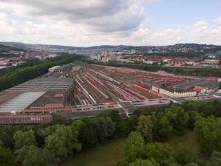 Fototapeta na wymiar Güterbahnhof Stuttgart