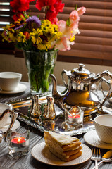 Birthday, beautiful table setting