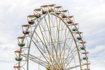 Ferris wheel in Szczecin, during The Tall Ships Races 2017