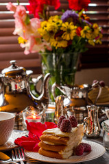 Birthday, beautiful table setting