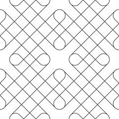 Vector abstract background of geometric shapes. Rounded squares, lines and rectangles.