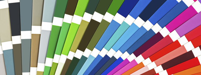 Rainbow Sample Colors Catalogue. Color Guide Palette Background. - 172817998