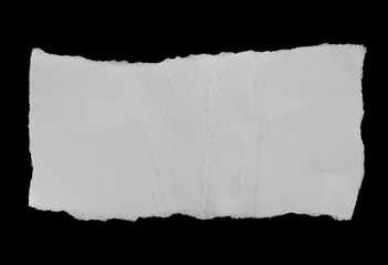 torn paper isolated, with copy space for text