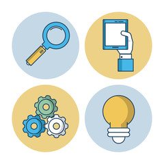 Cloud computing icons icon vector illustration graphic dsign