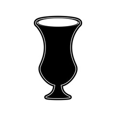 iced coffee vector illustration