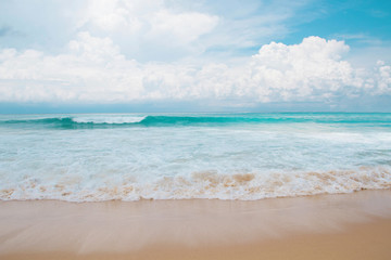 Fototapeta na wymiar beach summer wave background