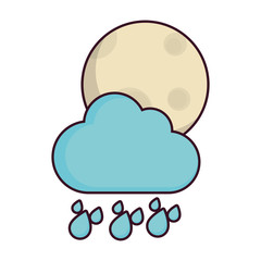 moon and cloud icon