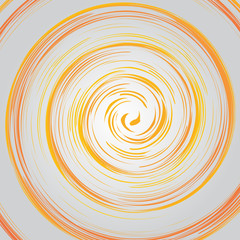 Abstract background. Colorful vector illustration with twisted swirles.  Flyer, brochure, annual report or website design.  Orange color.