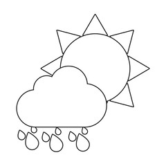 sun and cloud icon