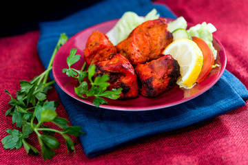 Indian food chicken Tikka Grill Flavor