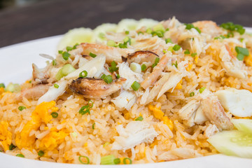 Fried rice with Crab