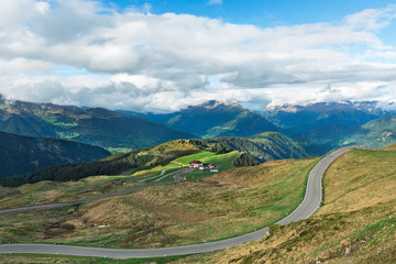 Fototapeta na wymiar panorama of the Stelvio Pass
