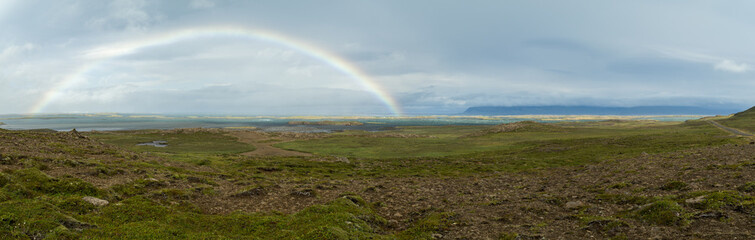 Regenbogen Landschaft