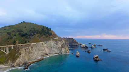 Overhead view of Anse Source D'argent in La Digue - Seychelles Islands