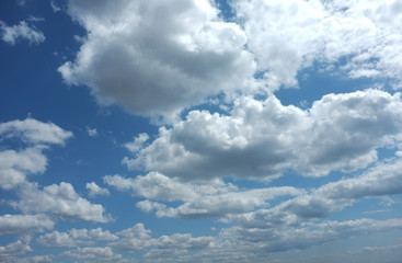 Fototapeta na wymiar Clouds in sky as background