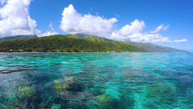 lagon de r&ecirc;ve en polyn&eacute;sie