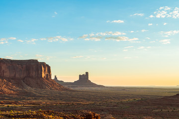 buttes rock landscape at monument valley, utah