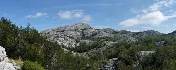 Fototapeta na wymiar Saint Jure peak, Biokovo nature park, Croatia