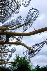 The Soviet radar DUGA 3 station close to Chernobyl and Pripyat, Ukraine