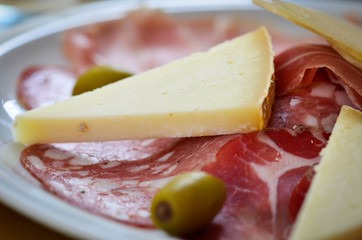 italian salami plate