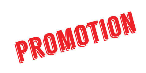 Promotion rubber stamp. Grunge design with dust scratches. Effects can be easily removed for a clean, crisp look. Color is easily changed.