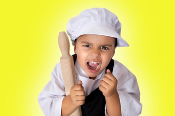 Four years chef girl