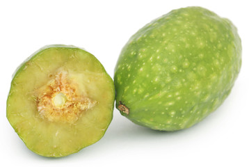 Fresh green medicinal haritaki fruits