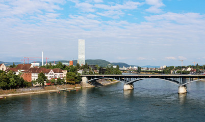 Fototapeta na wymiar Panorama - Basel - Switzerland