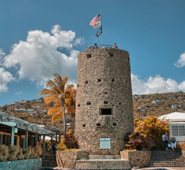 SAINT THOMAS, US VIRGIN ISLANDS - FEB 24: City streets on February 24, 2010 in Saint Thomas. More...