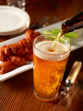 beer and wings