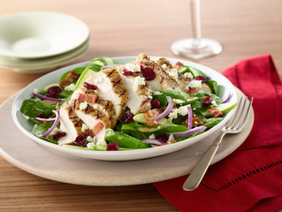 grilled-chicken-spinach-salad