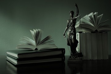 An image of a justitia - justice