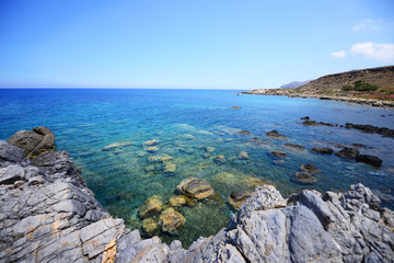 Mediterranean sea landscape