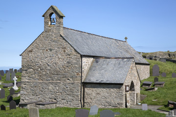 Fototapeta na wymiar Llanbadrig Church, Cemaes; Anglesey