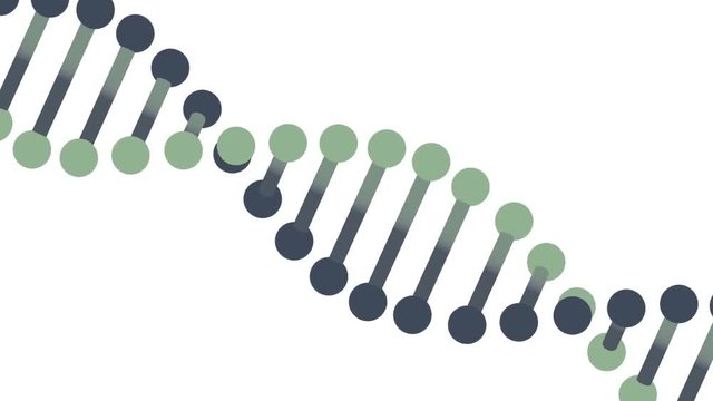 DNA molecule animation seamless loop from 8:08s. Great for background. You can replace background using Luma Matte