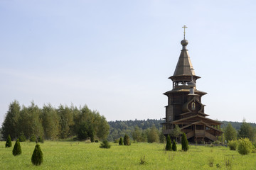 Церковь Сергия Радонежского  у водопада Гремячий. Подворье Троице Сергиевской лавры.