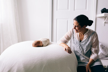 newborn photographer at work