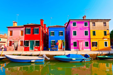 Fototapeta na wymiar Burano bei Venedig, Italien