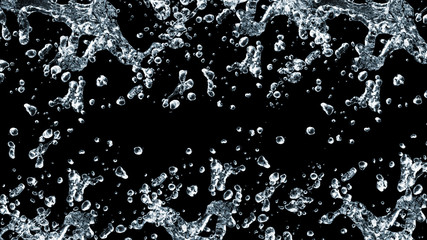 Water splash background