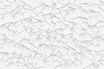 abstract 3D white triangle pattern background