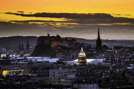 Edinburgh city from Arthur's seat